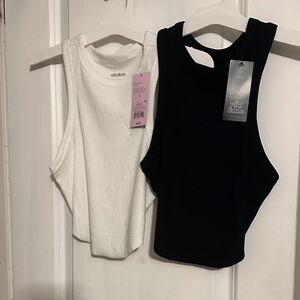 Wild Fable Black and White Tank Tops